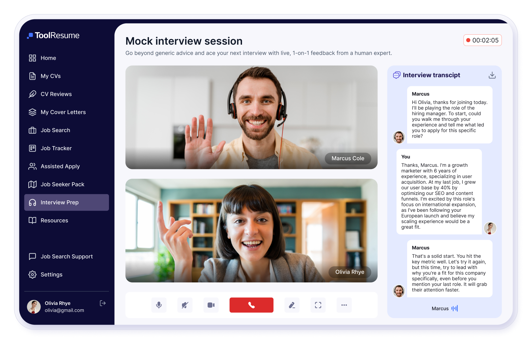 Book a <span class="hero-title-span">Mock Interview</span> with a real recruiter